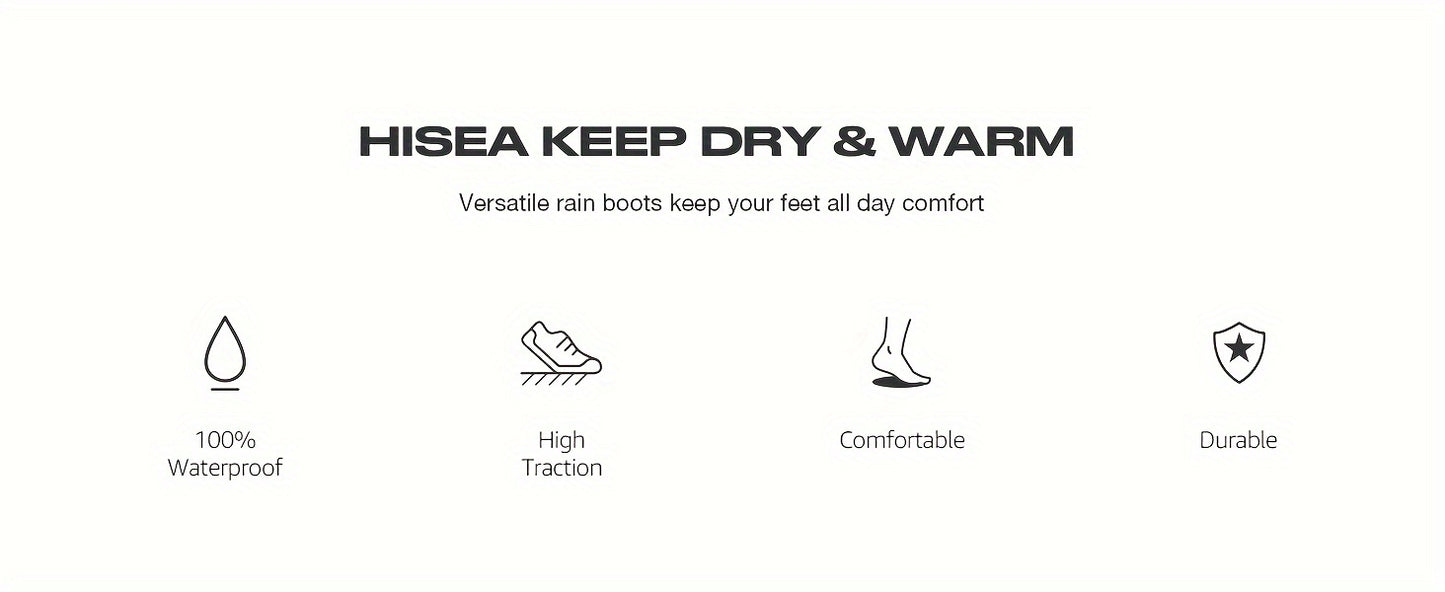 Men's Steel Toe Rain Boots PVC Rubber Boots