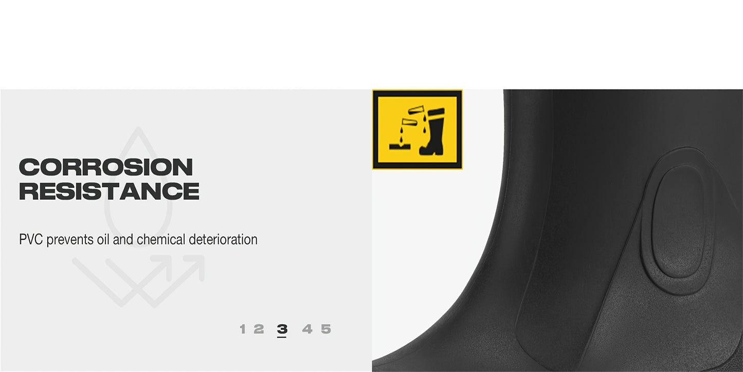 Mens Steel Toe Rain Boots