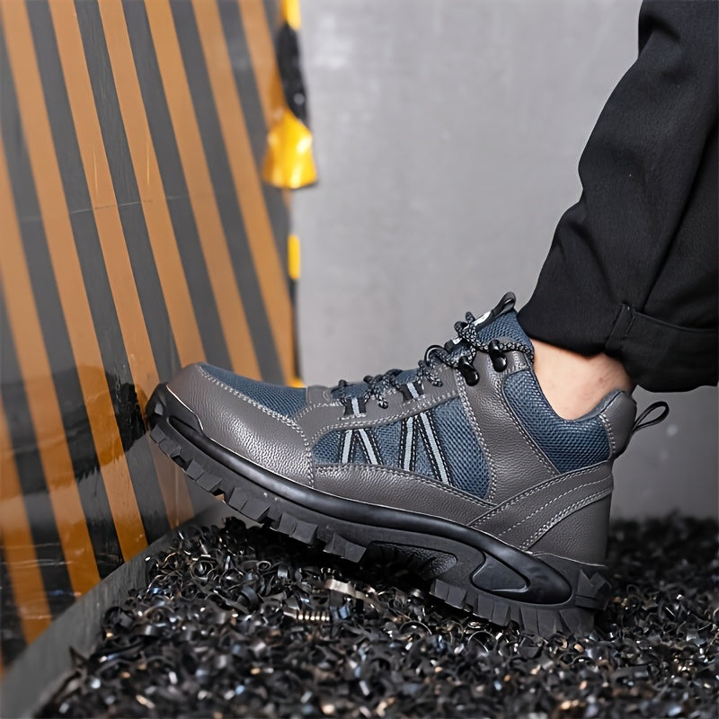 Men's High Top Safety Sneakers - Steel Toe, Lace-Up