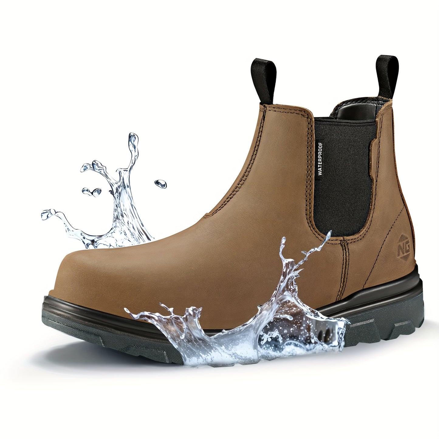 Slip On Chelsea Work Boots