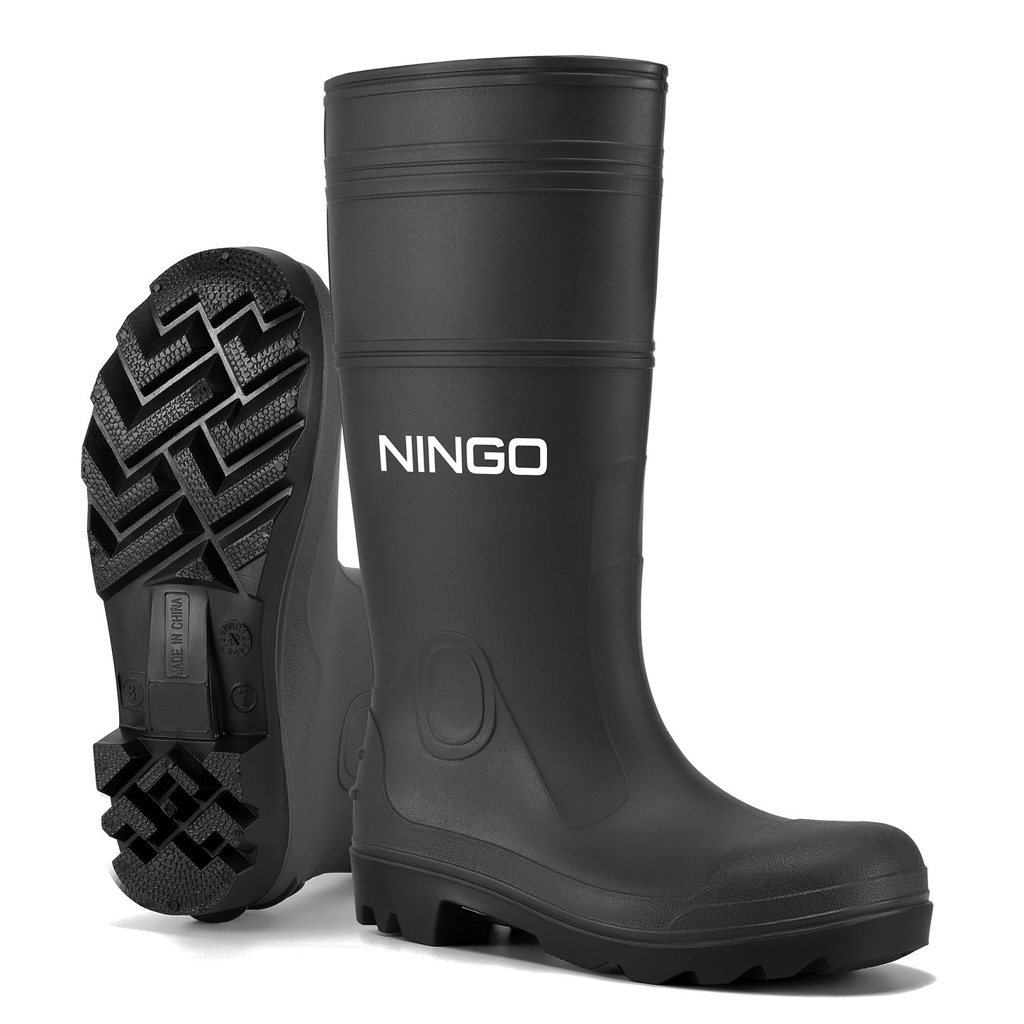 Mens Steel Toe Rain Boots
