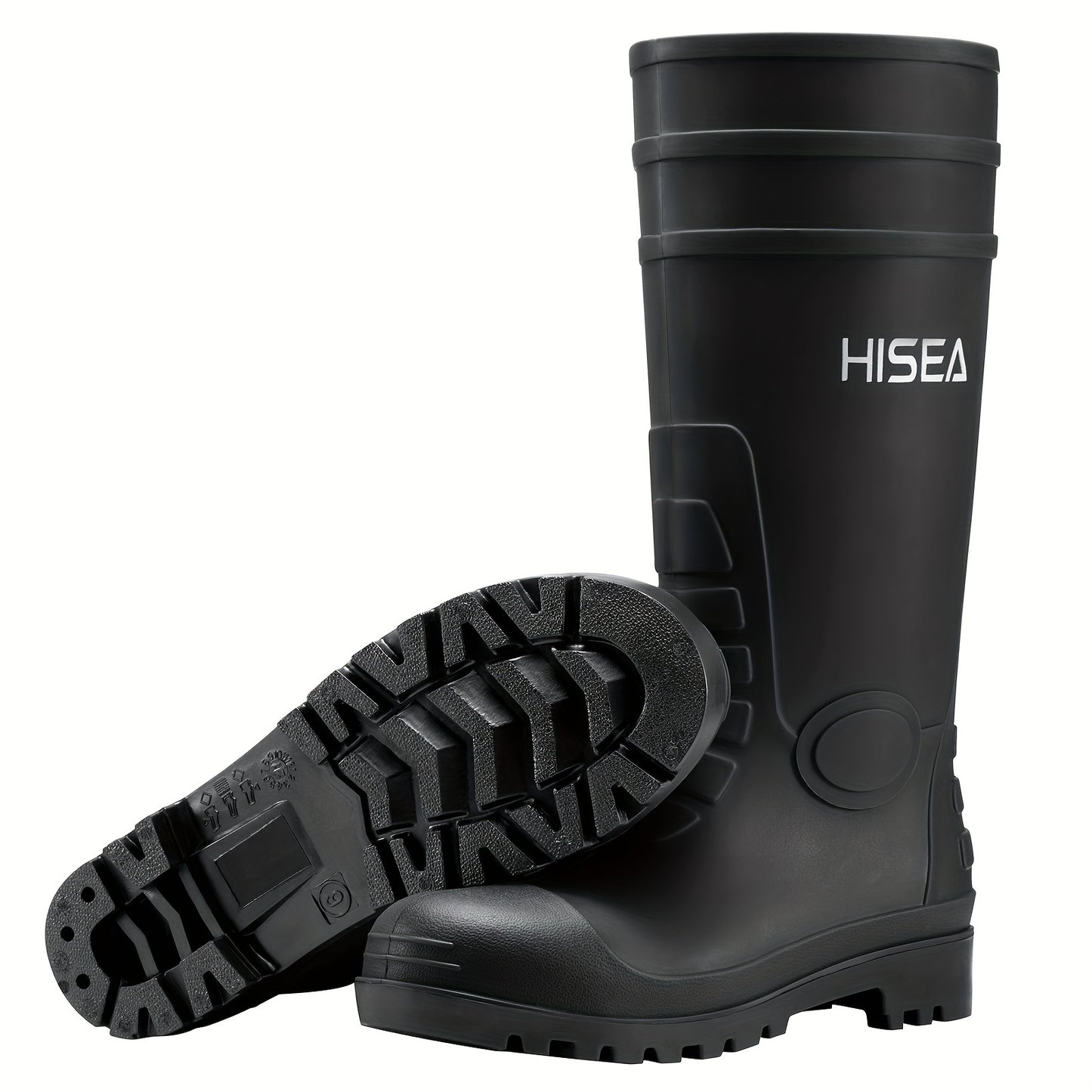 Men's Steel Toe Rain Boots PVC Rubber Boots