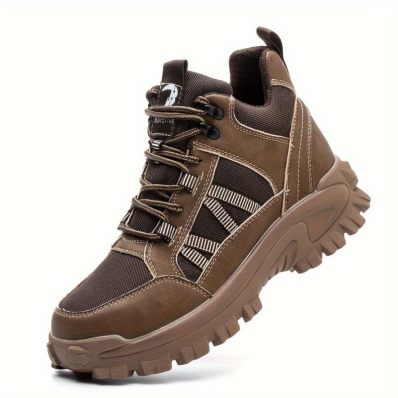 Men's High Top Safety Sneakers - Steel Toe, Lace-Up
