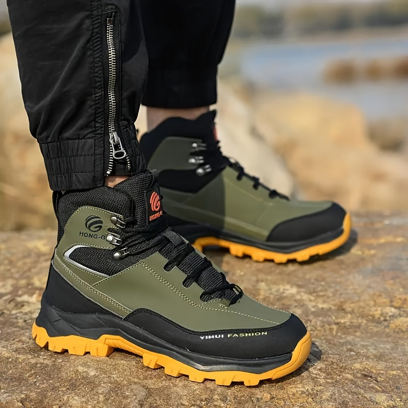 Men's High Top Stylish Steel Toe Work Boots / Shoes