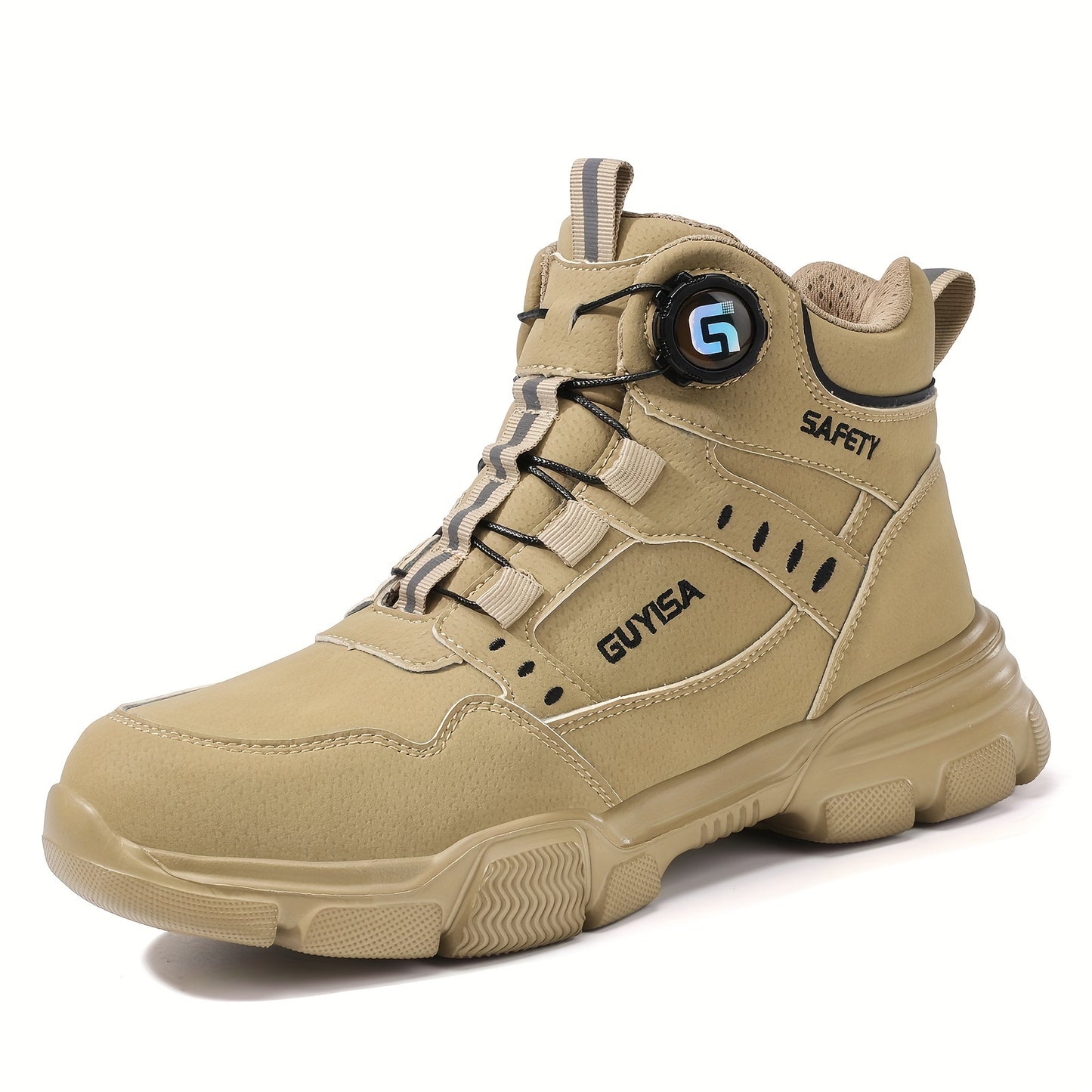 Mens Steel Toe Binder Laces Work Boots / Shoes