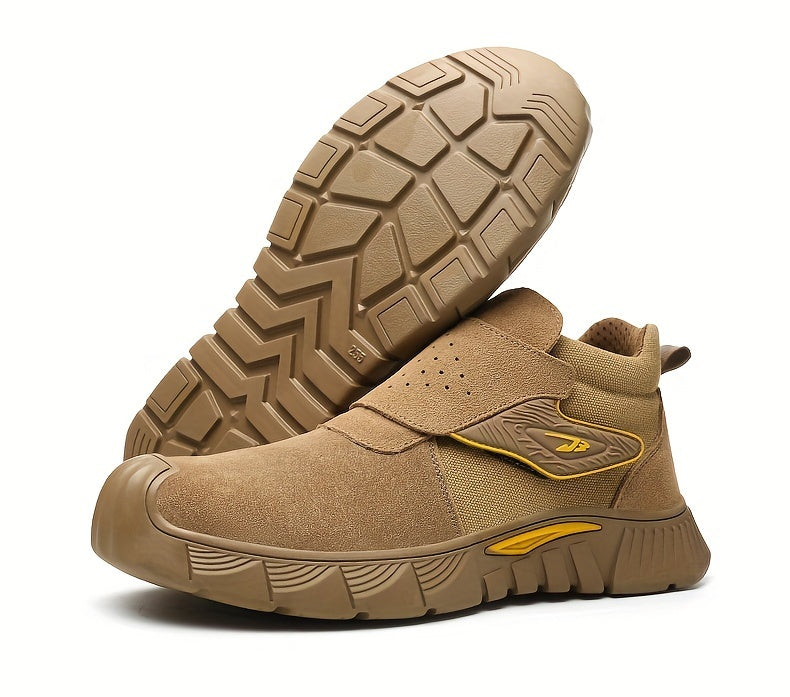 Men's Steel Toe Work Boots - Strap-On