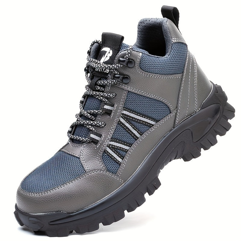 Men's High Top Safety Sneakers - Steel Toe, Lace-Up