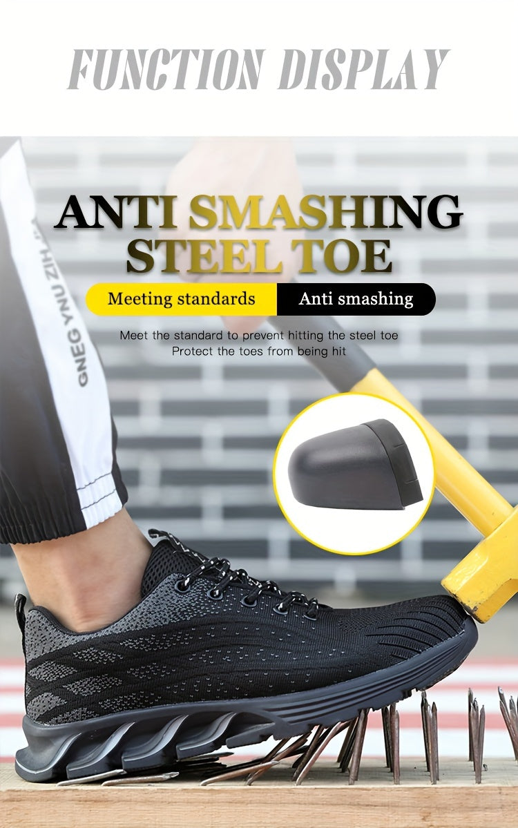 Steel Toe Safety Sneakers Durable No-Slip