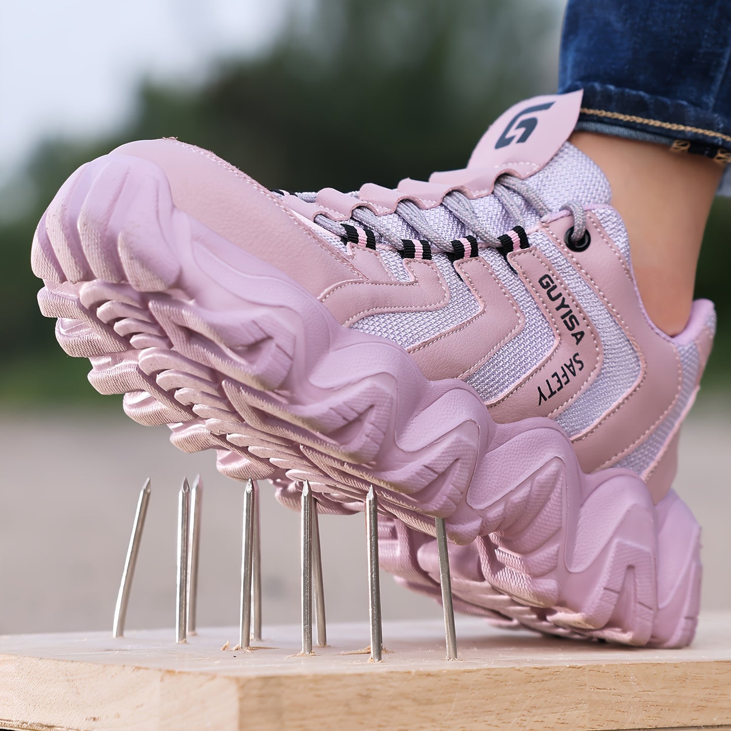 Womens Lightweight Steel Toe Work Shoes