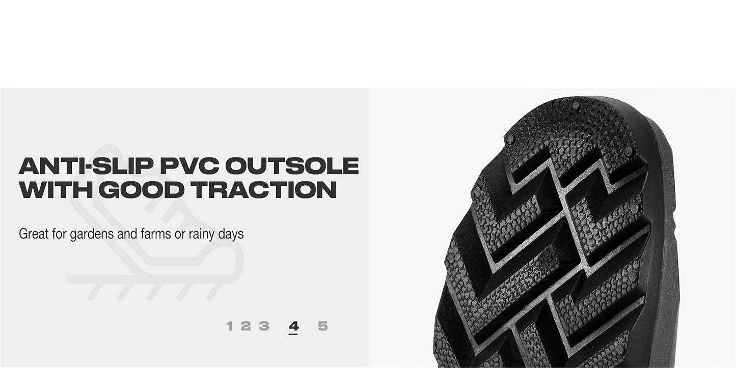 Mens Steel Toe Rain Boots
