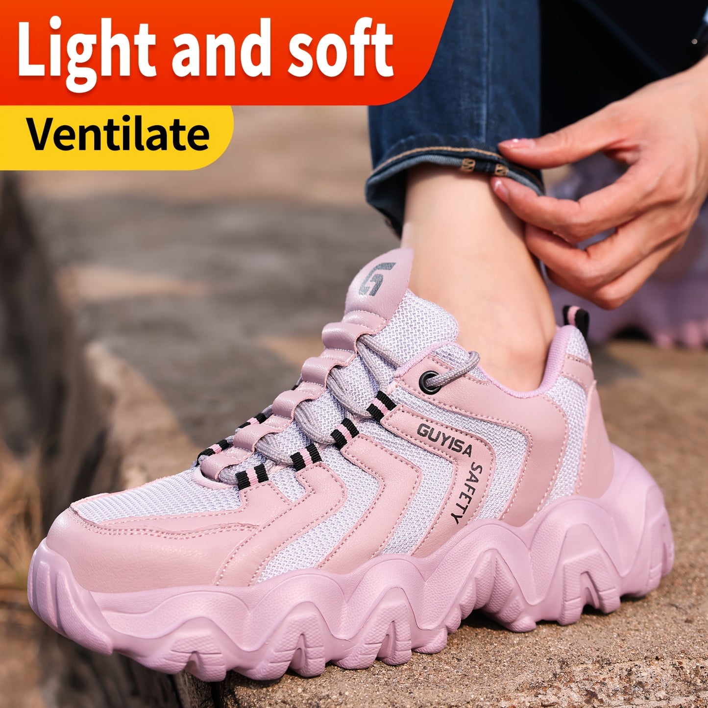 Womens Lightweight Steel Toe Work Shoes