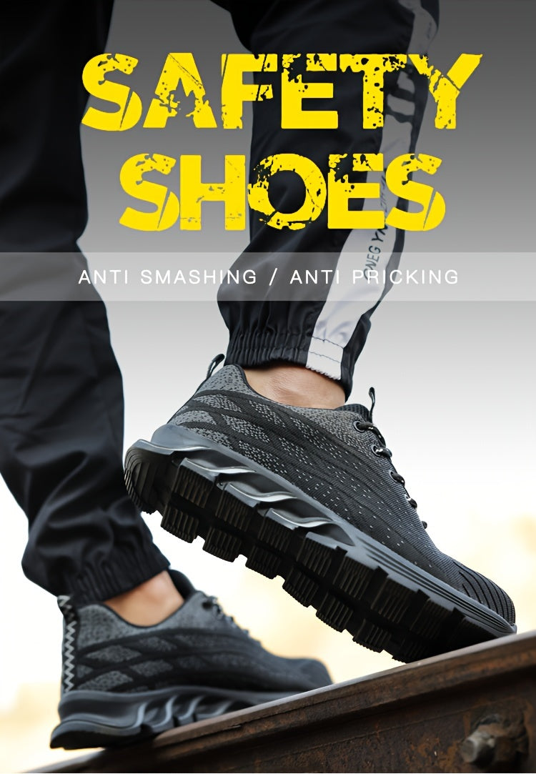 Steel Toe Safety Sneakers Durable No-Slip