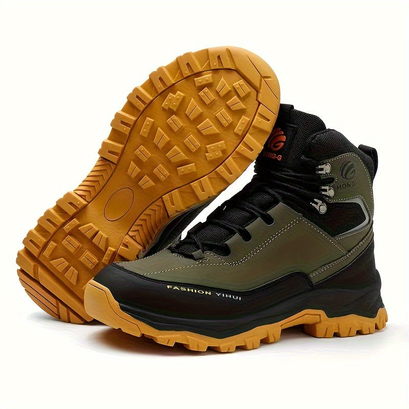 Men's High Top Stylish Steel Toe Work Boots / Shoes