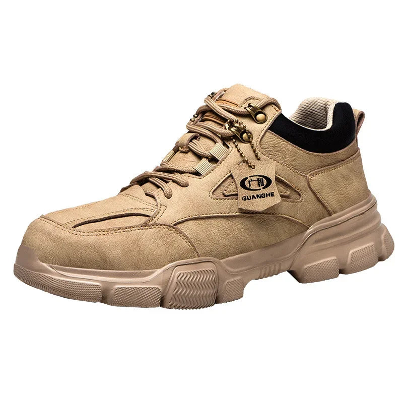 Work Sneakers Steel Toe Shoes Men Safety Shoes