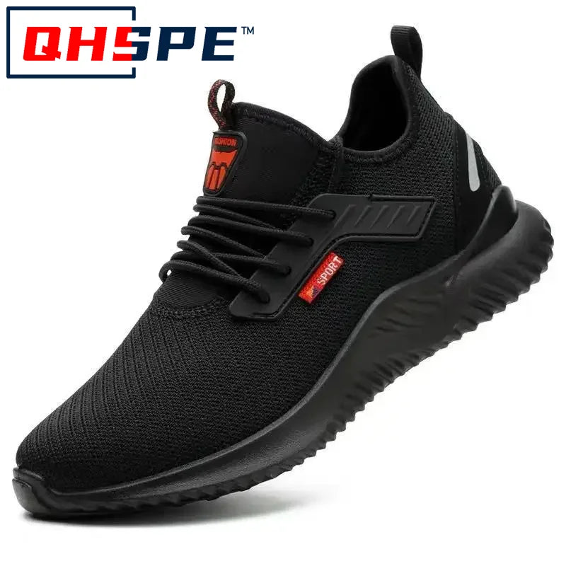 Work Sneakers Steel Toe Shoes Men Safety Shoes