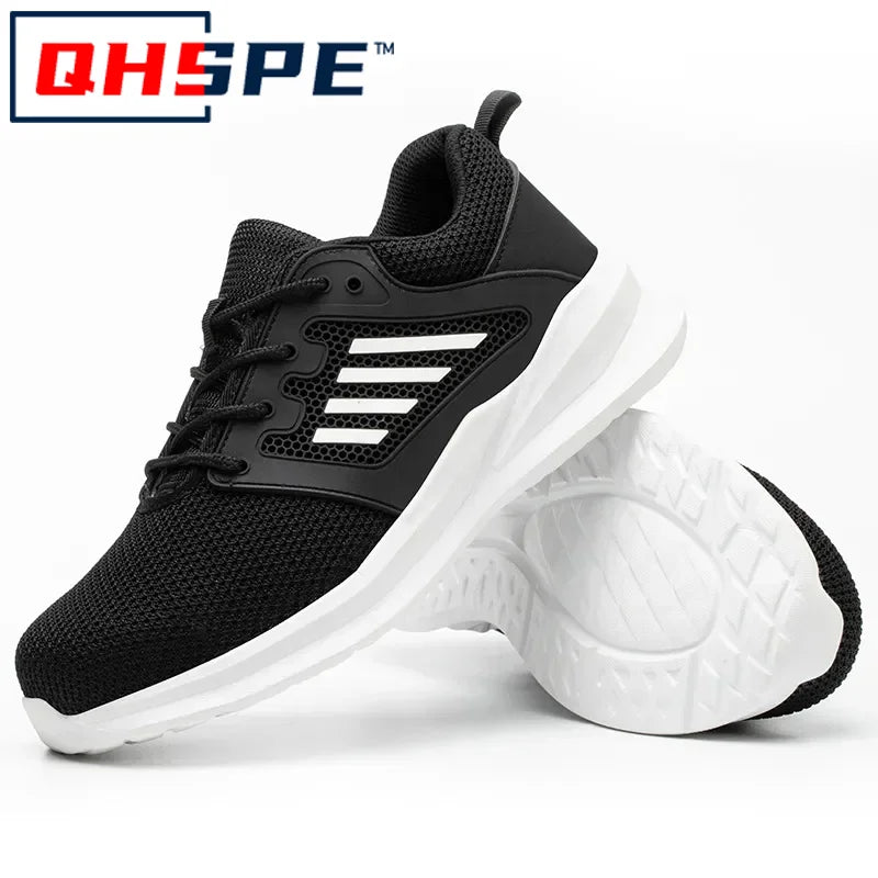 Work Sneakers Steel Toe Shoes Men Safety Shoes