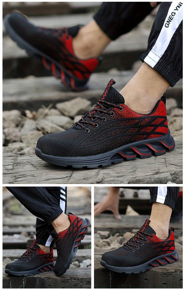 Steel Toe Safety Sneakers Durable No-Slip