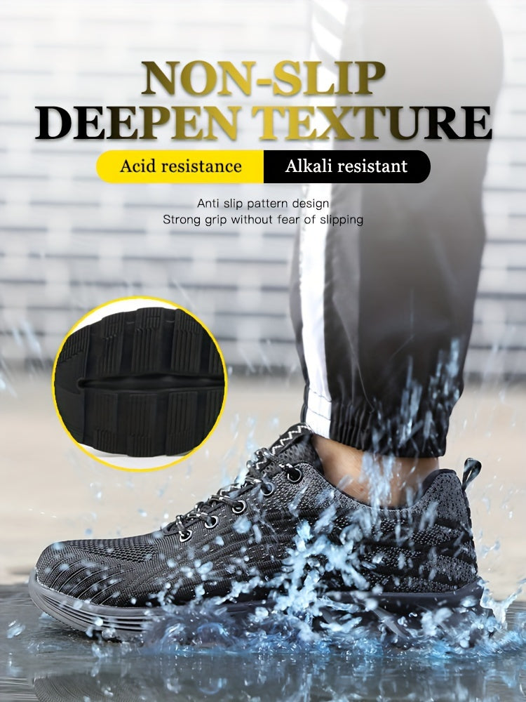 Steel Toe Safety Sneakers Durable No-Slip