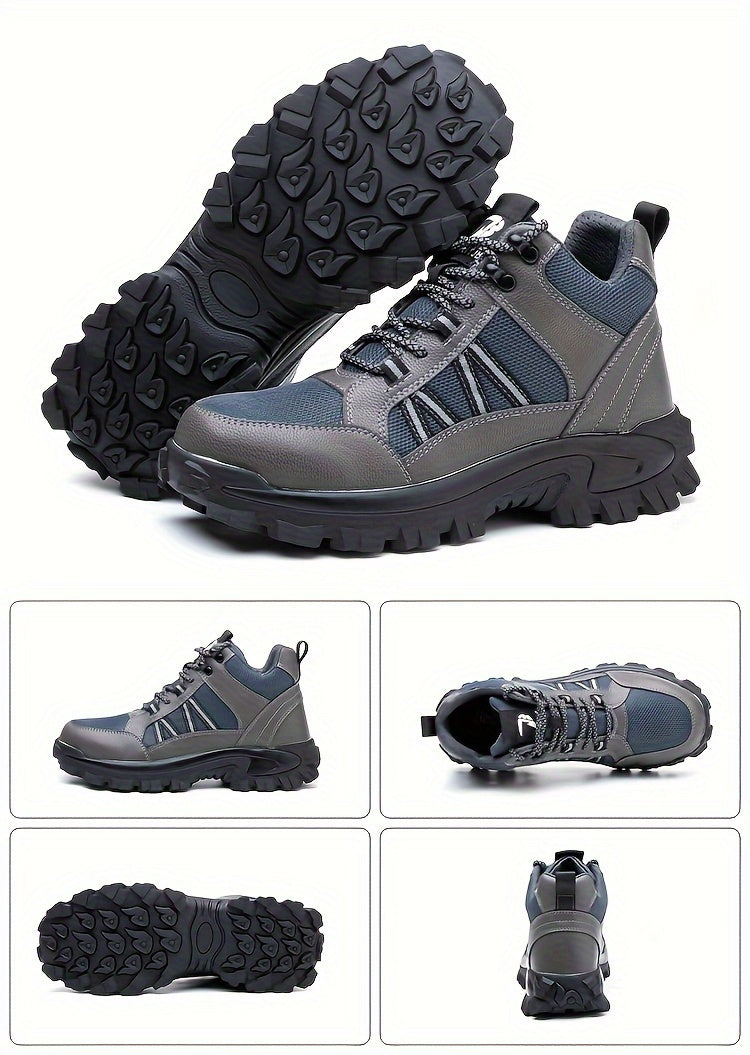 Men's High Top Safety Sneakers - Steel Toe, Lace-Up