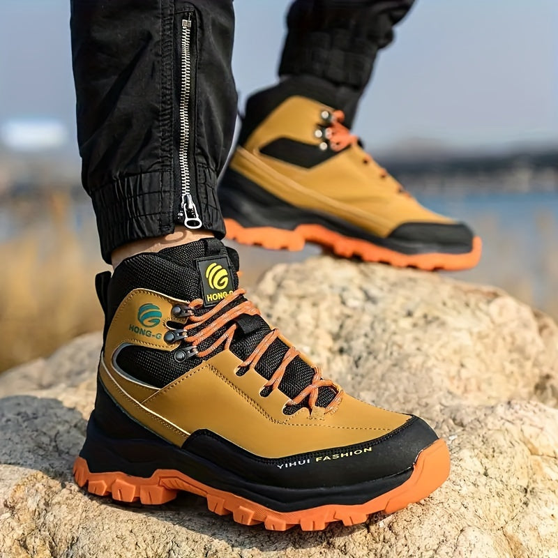 Men's High Top Stylish Steel Toe Work Boots / Shoes