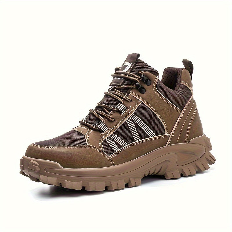 Men's High Top Safety Sneakers - Steel Toe, Lace-Up