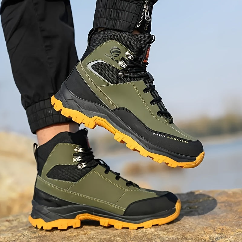 Men's High Top Stylish Steel Toe Work Boots / Shoes